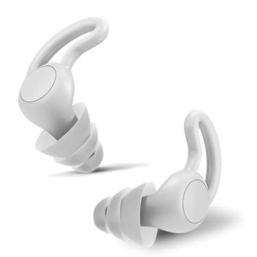 Imagem de protetor de ouvido reutilizável, tampão de ouvido dormir, protetor de ouvido silicone natação