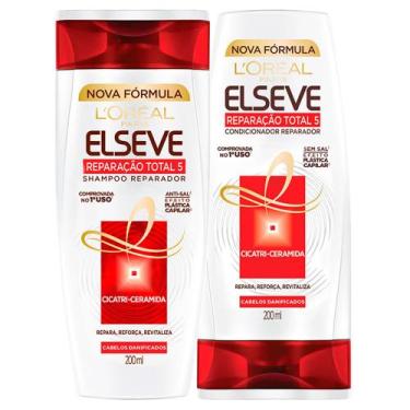 Imagem de Kit Shampoo + Condicionador L'Oréal Paris Elseve Reparação Total 5+, K