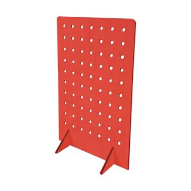 Imagem de Suporte de exibição de quadro de pegboard para joias, feiras de artesanato, venda, eventos de fornecedores, ferramentas, organizador de rack de acessórios para quadro de pinos, médio 20,3 cm C x 11 cm