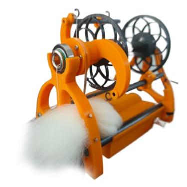 Imagem de Roda giratória elétrica, roda giratória de lã de pelo de cachorro, enrolador de fio de lã de tricô, controle de velocidade, avanço e reversão, máquina giratória de fio inteligente para fabricação de