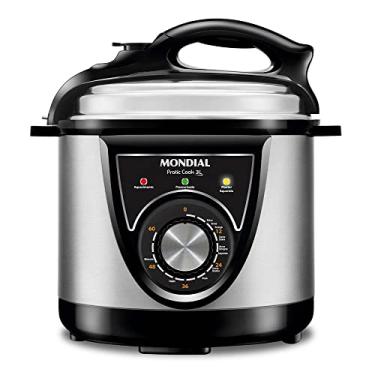 Imagem de Panela de Pressão Elétrica Mondial, Pratic Cook 3L Premium, 220V, Preto, 700W - PE-26