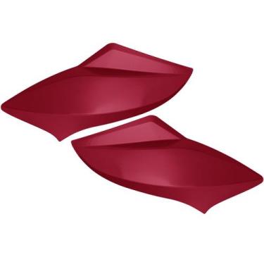 Imagem de Par Carenagem Tampa Lateral Do Farol Pro Tork Moto Titan 150 Esd 2011 