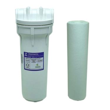 Imagem de Filtro Água p/ Caixa Dágua 9 Ou Cavalete De Entrada + Refil