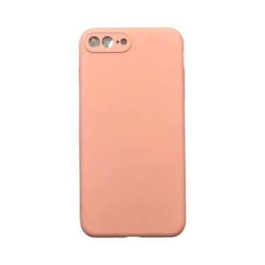 Imagem de Capa IPhone 7 Plus / 8 Plus Silicone Aveludada Protege Câmera Colorida