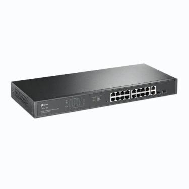 Imagem de Switch Gigabit TP-Link 16 Portas PoE+ 2 Portas UP Link 2 Portas SFP  T