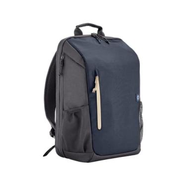 Imagem de Mochila HP Travel - para Notebook de até 15,6 Polegadas, Multi-compartimentos, Expansível até 21L, com Alças Acolchoadas, Exterior Feito de Materiais Reciclados, Azul (6B8U7AA)