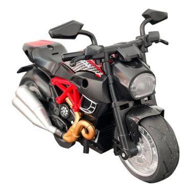 Imagem de Moto - Metal Modelo 4 Racer Preta/Vermelha TERRACO