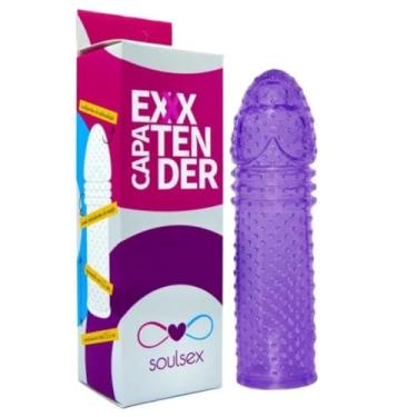 Imagem de Capa Peniana Extender Em Silcione 5 cm Acessório Erótico Extensora Peniana 0350 (ROXO)