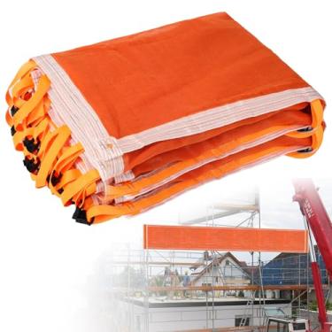 Imagem de Rede de segurança para macaco de bomba - Rede de detritos de segurança de construção de força industrial de 6 m, proteção de trilho de proteção HDPE, gabinete de rede de andaime, compatível com OSHA