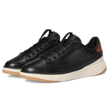Imagem de Cole Haan Grandpro All Day Court Tênis masculino de couro, Preto/caramelo britânico, 39