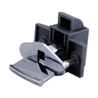 Imagem de IEUDNS Acessórios para trava de gaveta com botão de pressão, fácil de instalar, trava prática para porta de armário, de armário sem chave para RV, motorhome