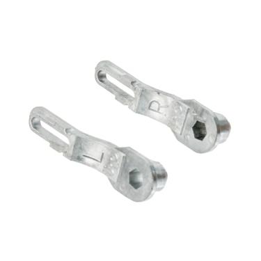 Imagem de URO Parts 2038300033PRM Kit de maçanetas de porta de mistura HVAC, par de alavancas de metal HD