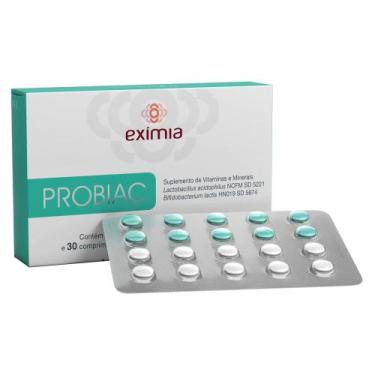 Imagem de Suplemento Vitamínico Exímia Probiac - 30 comprimidos - Eximia, 30 Cap