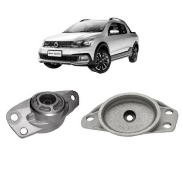 Imagem de Par Coxim Batente Amortecedor Traseiro VW Saveiro G5 G6 G7 - Jepaflex