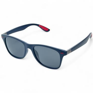 Imagem de Óculos De Sol Masculino Quadrado Solar Lente Uva Uvb Polarizado Uv+ Solon Glasses Casual Esportivo Com Detalhes Hypados Moda Blogueiro Fashion + Case Rigida + Limpa Lentes + Certificado + Flanela