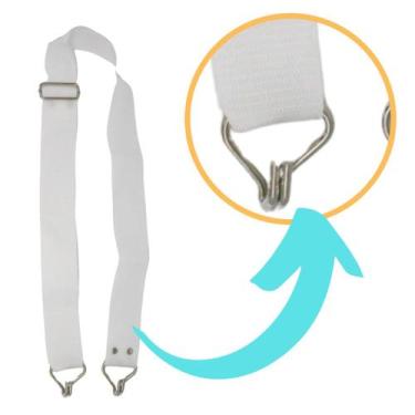 Imagem de Talabarte Dente Coelho Duplo Branco Liverpool Novo