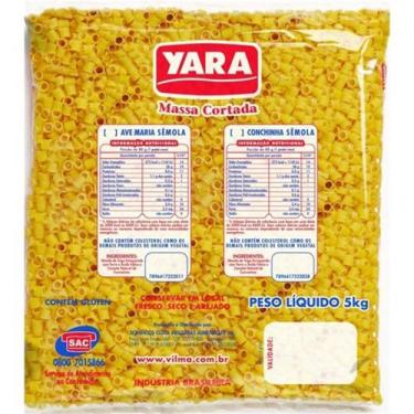 Imagem de Massa de Sêmola Ave Maria Yara 5kg