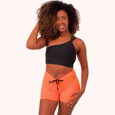 Imagem de Short Feminino Suplex Fitness Insanity Fitlink, Laranja, M