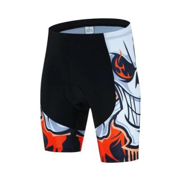 Imagem de Calções de Ciclismo Masculinos para Verão 2023 - MTB, Bib, Gel 19D, BR