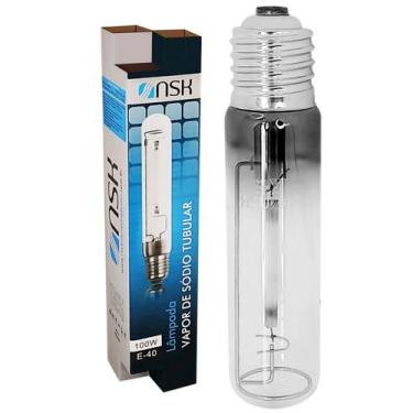 Imagem de Lâmpada Vapor De Sodio Tubular 100w E40 - NSK, 220V