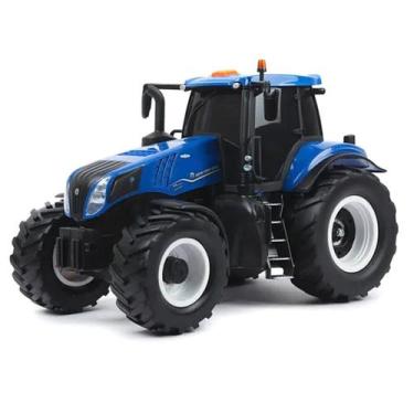 Imagem de Miniatura Trator New Holland T8.435 Genesis Azul Maisto 82231