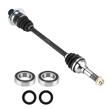 Imagem de Chabushi Conjunto de eixo CV traseiro direito e rolamento de roda para Yamaha Rhino 700 FI YXR700F 2008 2009 2010 2011 2012 2013; 1 peça eixo de transmissão de eixo CV com conjunto de rolamento