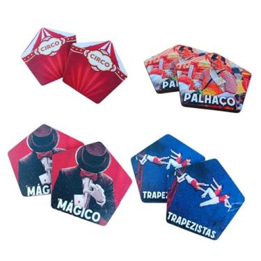 Imagem de Jogo da Memória Coisas Que Tem No Circo de 10 Pares