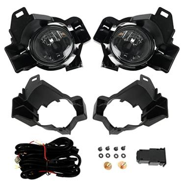Imagem de RP Remarkable Power, Faróis de neblina de LED para Altima 4Dr Sedan 2010 2011 2012 com lâmpadas de LED e chicote de fiação, kit de farol de neblina DRL FL12229