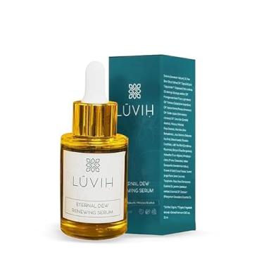 Imagem de Sérum facial antienvelhecimento com vitamina A, B, C e Bakuchiol – LUVIH Tratamento hidratante e volumoso com Gotu Kola, hibisco e lótus – Para rugas, linhas finas e pele madura – 30 ml