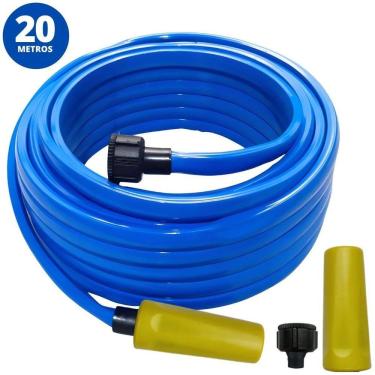 Imagem de Mangueira Jardim 20M Metros Reforçada Chata Antitorção