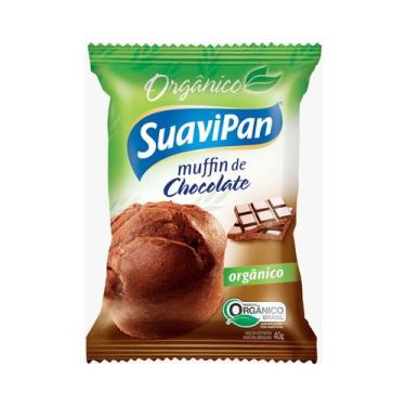 Imagem de Muffin  de Chocolate Orgânico com 12 un de 40g - Suavipan