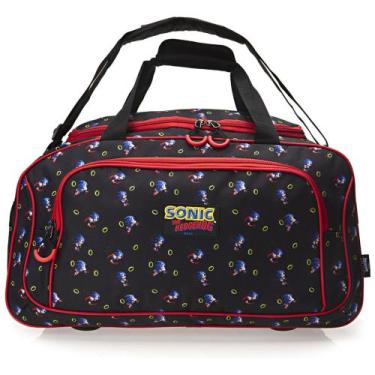Imagem de Sacola de Viagem e Passeio Sonic The Hedgehog SA46956SO Luxcel Lançame