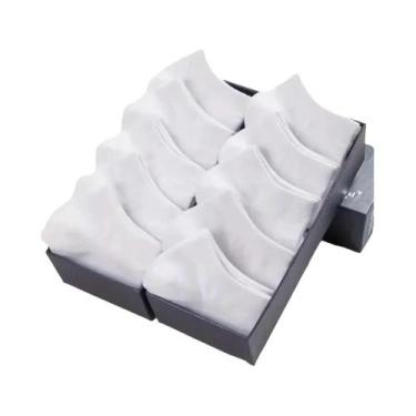Imagem de 10 Pares de Meias de Barco Masculinas - Respiráveis, Absorventes de Su