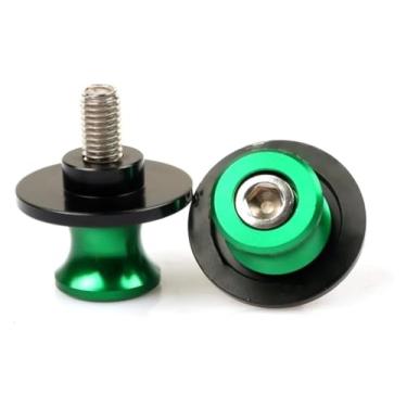 Imagem de BYYINGSUS M6 M8 M10 Parafuso de suporte de bobina deslizante de braço oscilante compatível com 650 750 800 900 1000 (10 mm verde)