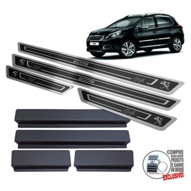 Imagem de Soleira Peugeot 2008 Griffe 2019 2020 Preto Alto Relevo