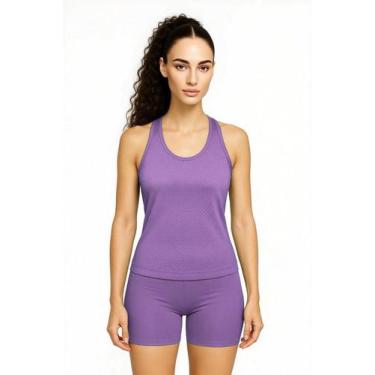 Imagem de Regata Nadador Feminina Dryfit Fitness Academia - Sunset Concept, M, R