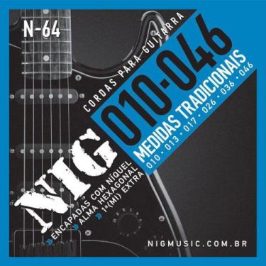 Imagem de Enc.guitarra Eletrica-.010/.046-tradicional-nig N-64