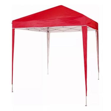 Imagem de Gazebo Articulado 2x2 Aluminizado Tendas Wild Praia E Campo - Vermelho