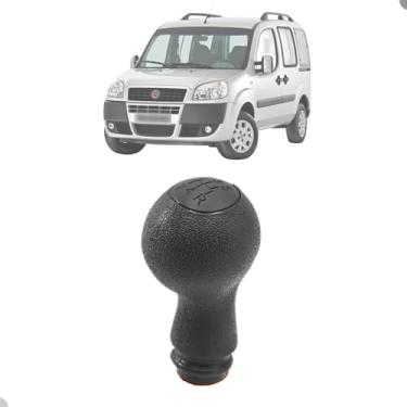 Imagem de Manopla Bola de Câmbio Doblô 2002 03 04 05 06 07 08 - Cinza