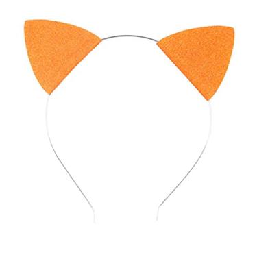 Imagem de ZOONAI Girls Glitter Cat Ears Headband Cute Hair Band Halloween Christmas Cosplay Party Costume