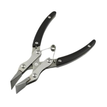 Imagem de oshhni Alicate de pressão para couro, ferramenta manual para marroquinaria, alicate plano para prender bordas de couro, bolsa e bolsa, Max Jaw 11mm