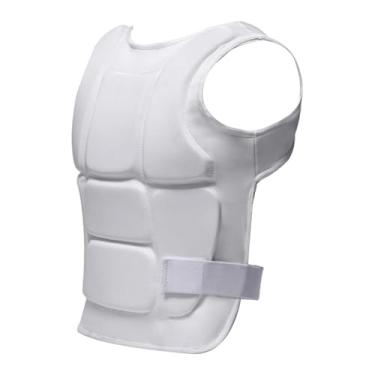 Imagem de predolo Protetor de peito de karatê, protetor corporal, almofada de proteção, acessório prático, leve, escudo de costela de muay thai, colete de taekwondo, S 53cmx41cmx1.5cm