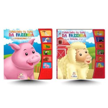 Imagem de Kit Fazendinha Sonora: Porquinho e Ovelha (2 Vol) - Kit de Livros, 3