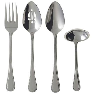 Imagem de Conjunto de Talheres para Servir, Charme e Elegância para Sua Casa com 4 Peças e Material de Porcelana, Villeroy & Boch, Prata