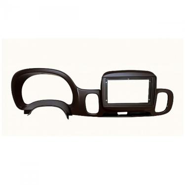 Imagem de Moldura 9" Chinês painel instrumentos Fiat Mobi 16/25 - Marrom