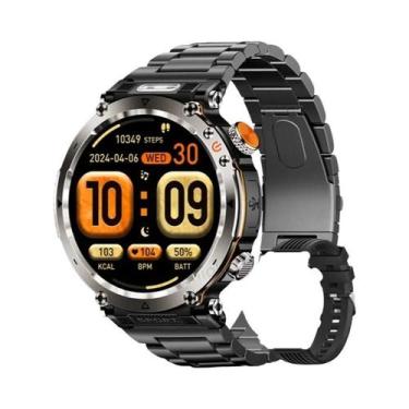 Imagem de Relógio Inteligente Militar Masculino Com Tela De 1,7 Polegadas, Chama