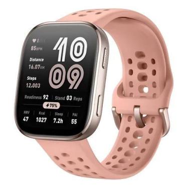 Imagem de Relógio Inteligente Amazfit Bip 6 Gps 1.97 Com Pulseira Rosa Blush