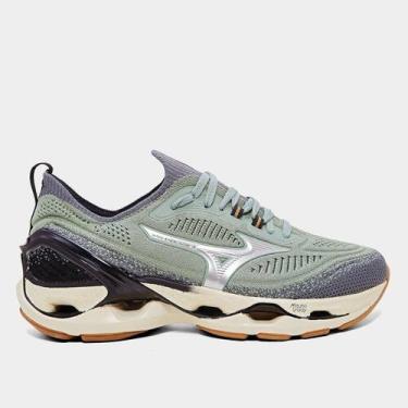Imagem de Tênis Mizuno Wave Endeavor 3 Masculino, Verde militar, 39