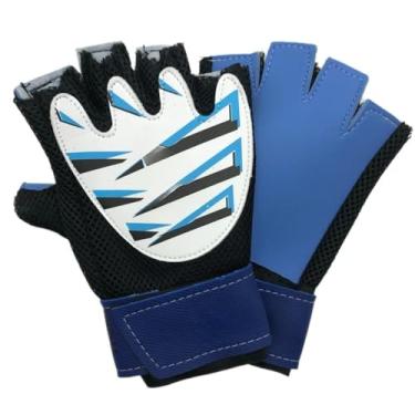 Imagem de Luva de Goleiro para Futebol Futsal, Antiderrapante e Flexível(azul,G)
