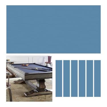 Imagem de Mesa De Bilhar De Feltro Com 6 Panos De Borda, Pano De Bilhar Grande E Rápido Para Clubes, Bares E Jogos Esportivos Internos(Gray)